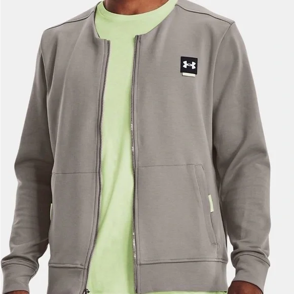 Brand New Under Armour Summit Knit Graphic Full Zip Sweatshirt. Gray Size XL. - Picture 6 of 7